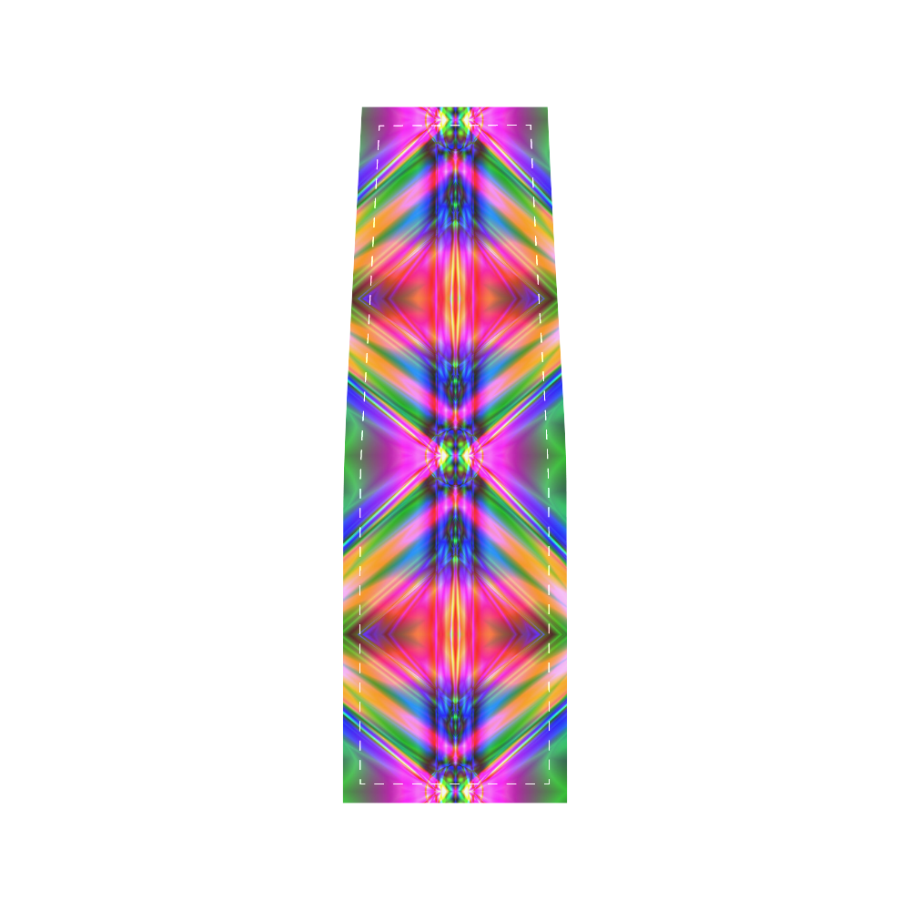 Groovy Psychedelic Diamonds (Pinks and Blues) Saddle Bag/Small (Model 1649) Full Customization