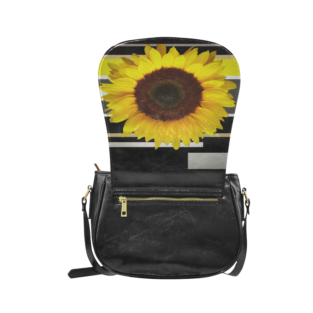 Sunflower Classic Saddle Bag/Small (Model 1648)