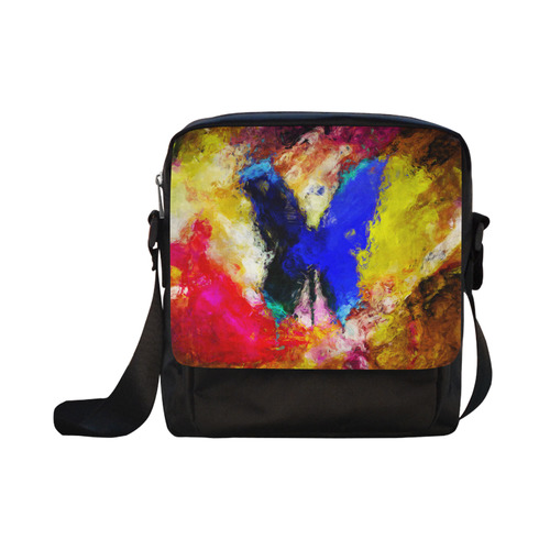butterfly impressionism Crossbody Nylon Bags (Model 1633)