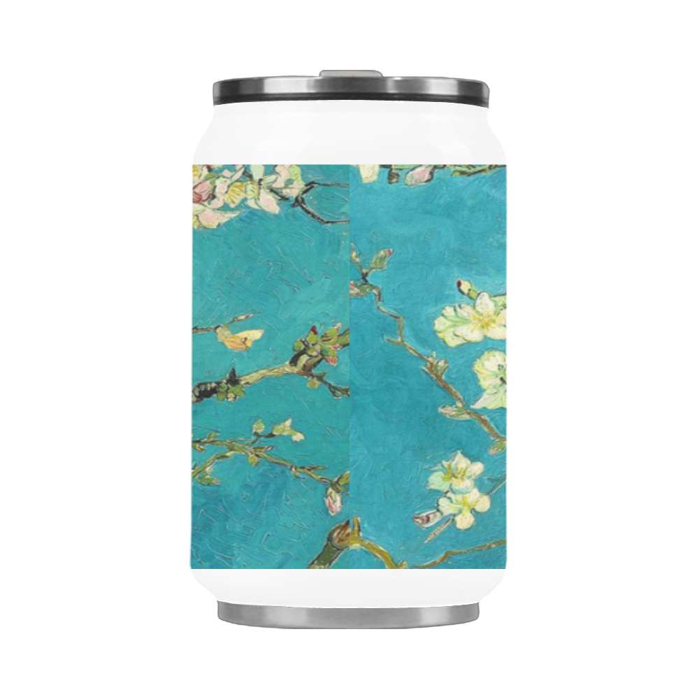 Vincent Van Gogh Blossoming Almond Tree Floral Art Stainless Steel Vacuum Mug (10.3OZ)