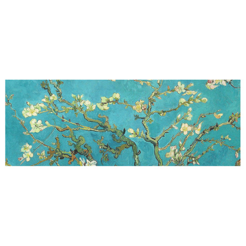 Vincent Van Gogh Blossoming Almond Tree Floral Art Travel Mug (Silver) (14 Oz)