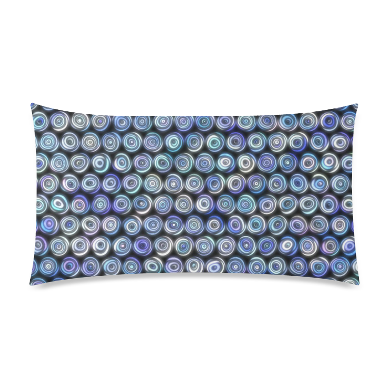 glowing pattern B Rectangle Pillow Case 20"x36"(Twin Sides)