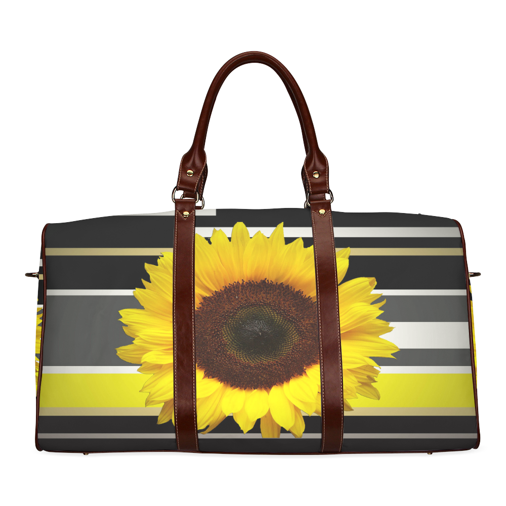 Sunflower Waterproof Travel Bag/Small (Model 1639)