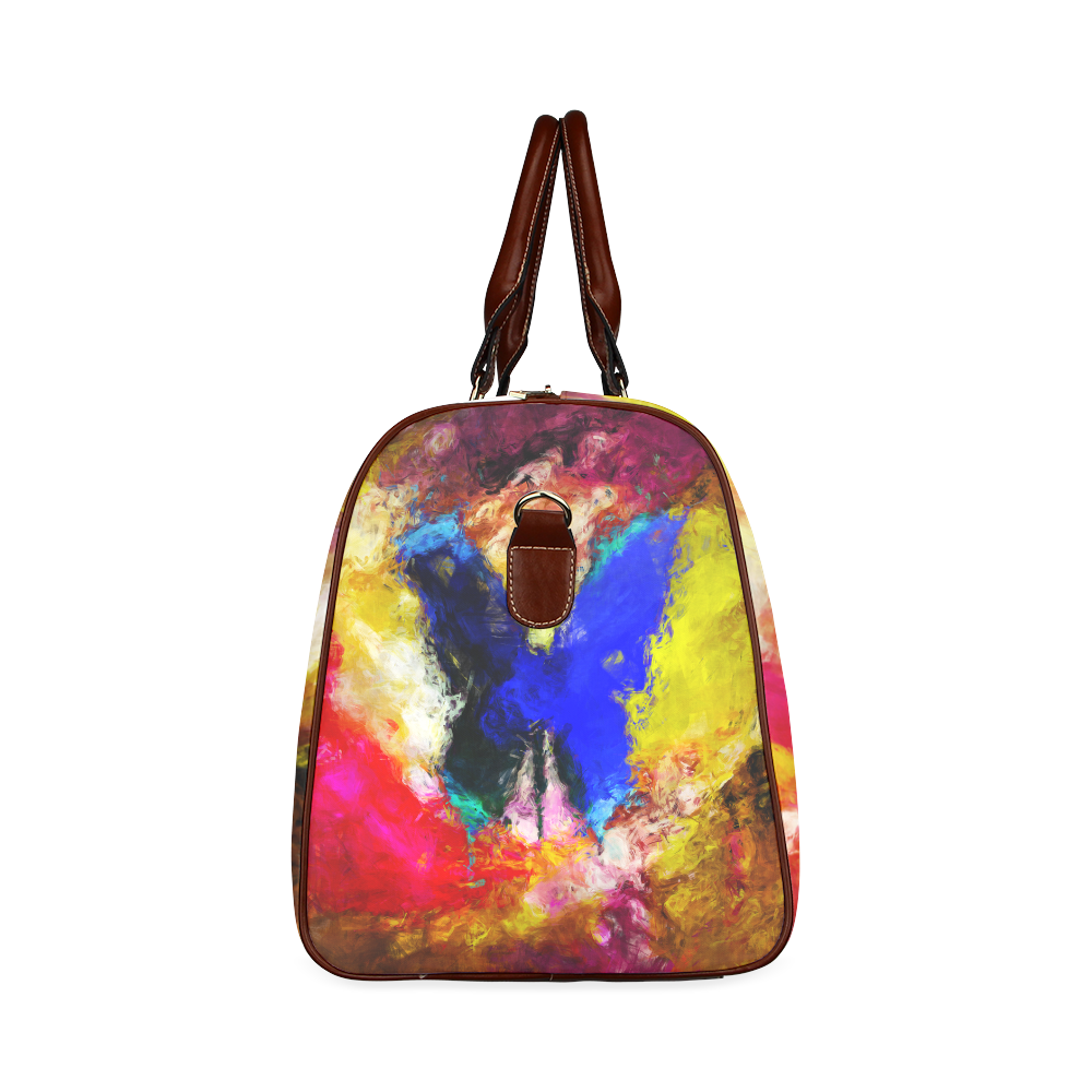 butterfly impressionism Waterproof Travel Bag/Large (Model 1639)