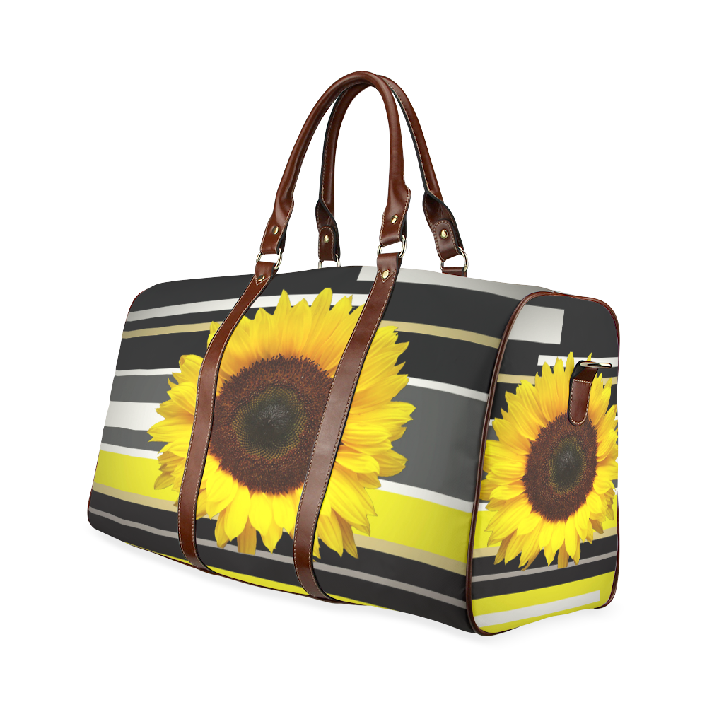 Sunflower Waterproof Travel Bag/Large (Model 1639)