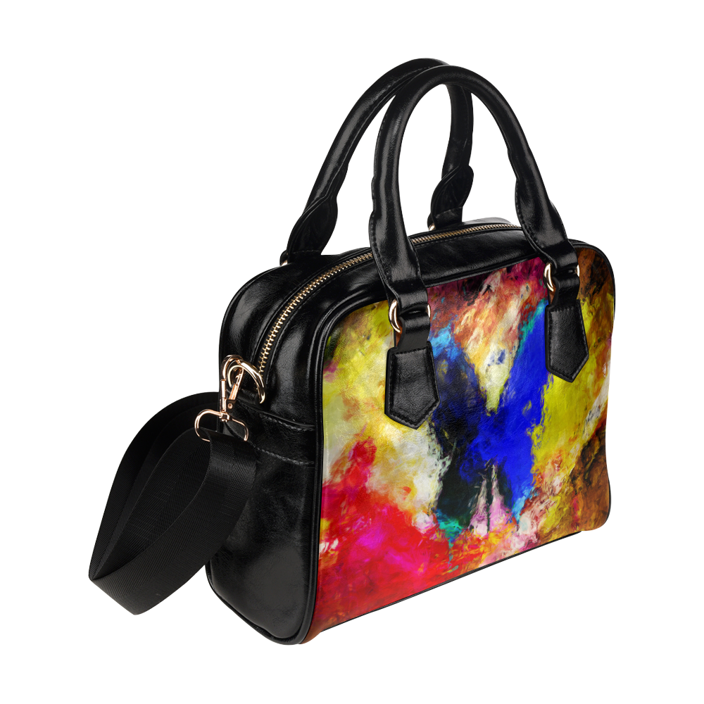 butterfly impressionism Shoulder Handbag (Model 1634)