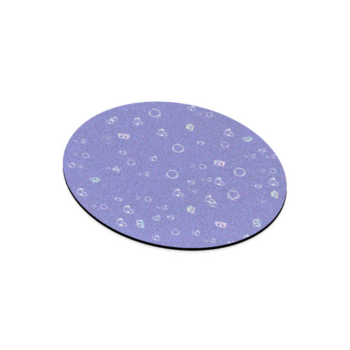 sweetie soft blue Round Mousepad
