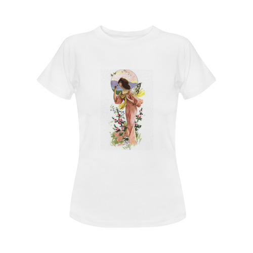 Vintage Fairy Moonlight Women's Classic T-Shirt (Model T17）