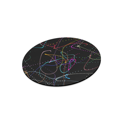 glowing in the dark Round Mousepad