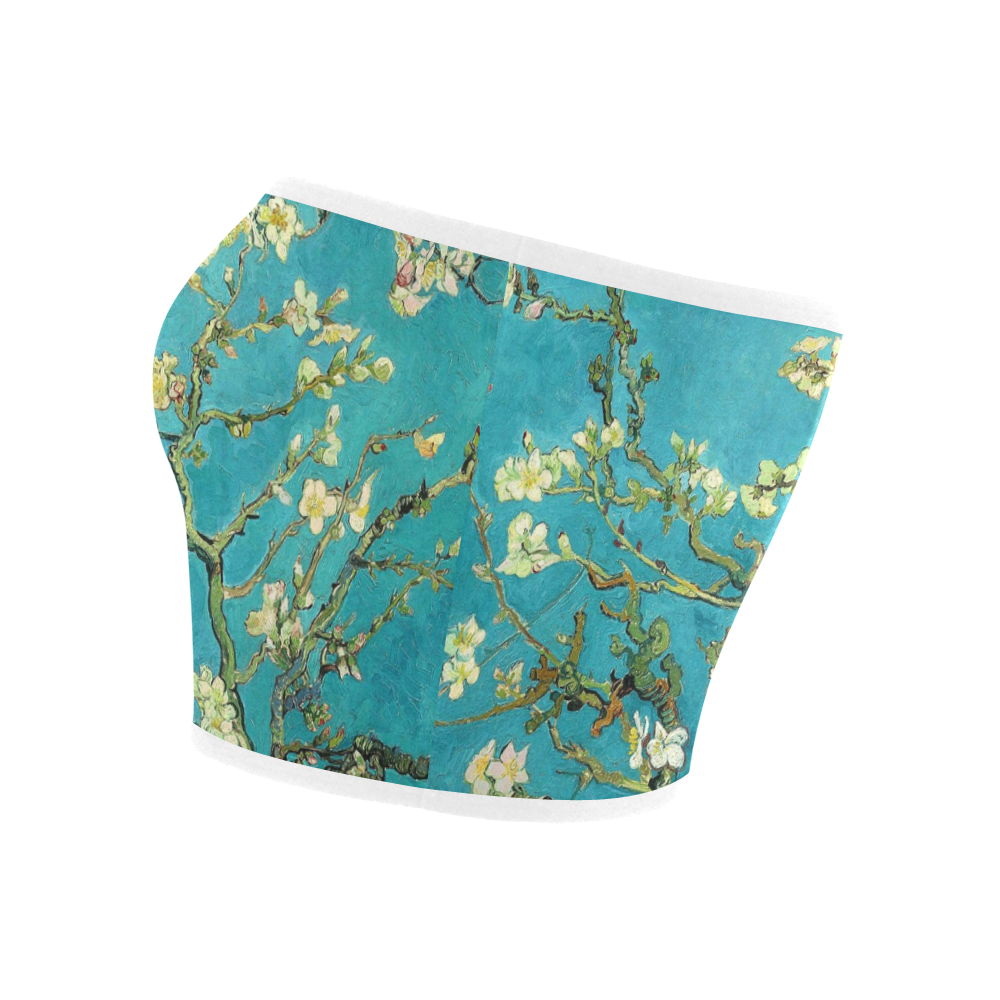 Vincent Van Gogh Blossoming Almond Tree Floral Art Bandeau Top