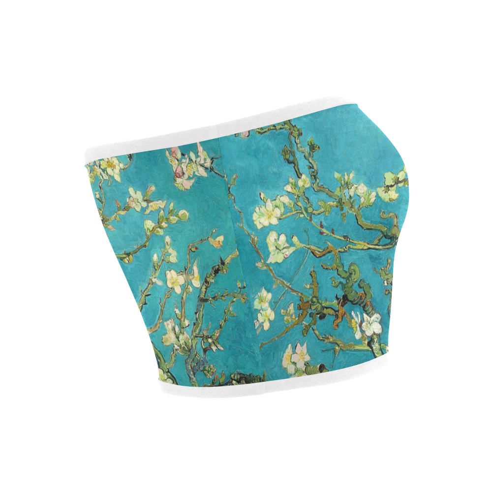 Vincent Van Gogh Blossoming Almond Tree Floral Art Bandeau Top