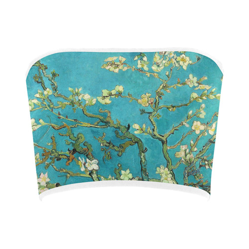 Vincent Van Gogh Blossoming Almond Tree Floral Art Bandeau Top