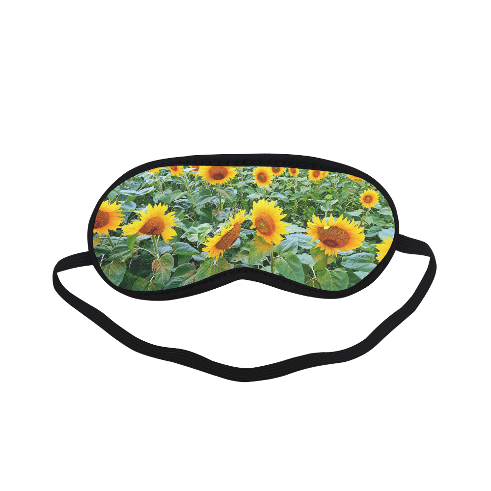 Sunflower Field Sleeping Mask
