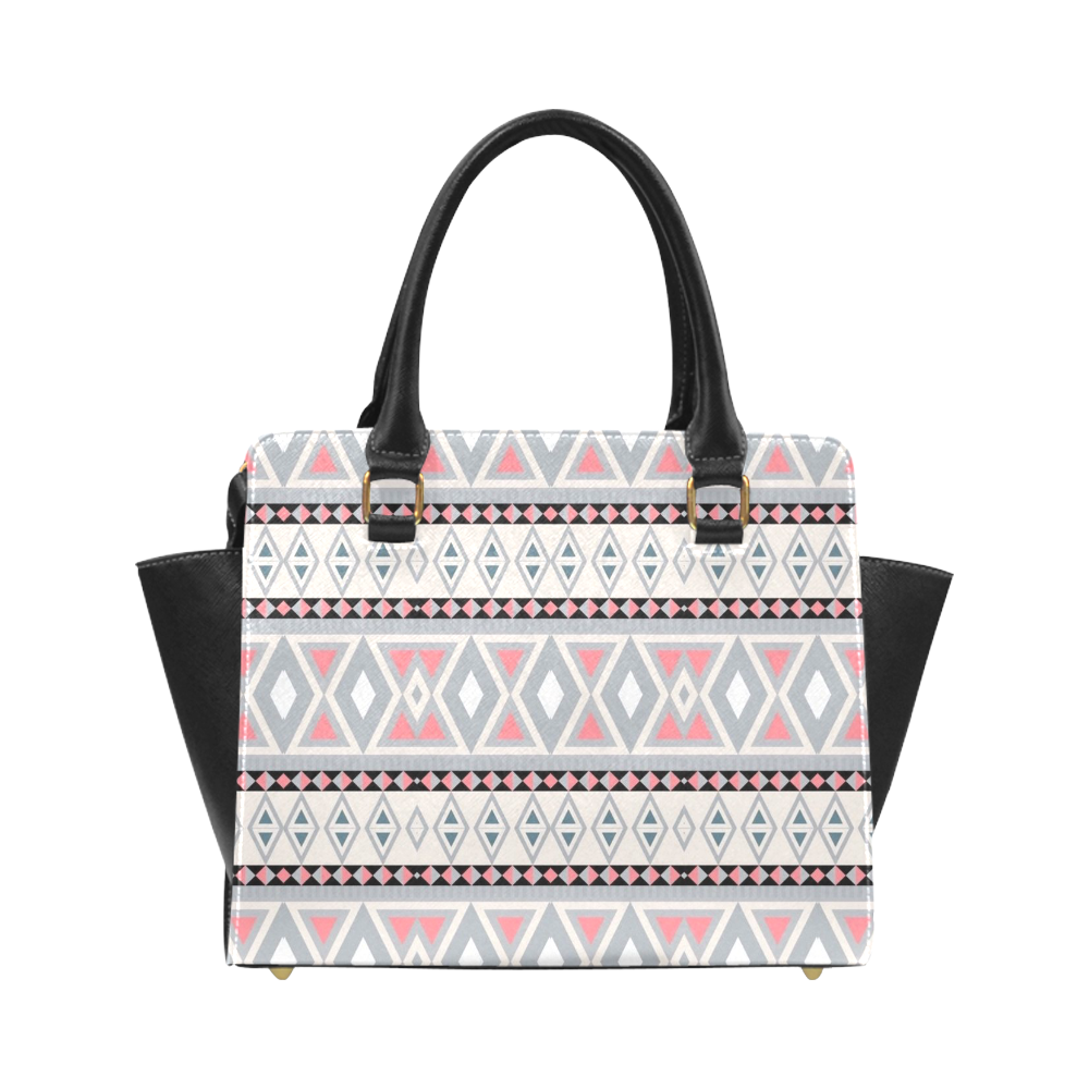 fancy tribal pattern LEO,soft Classic Shoulder Handbag (Model 1653)