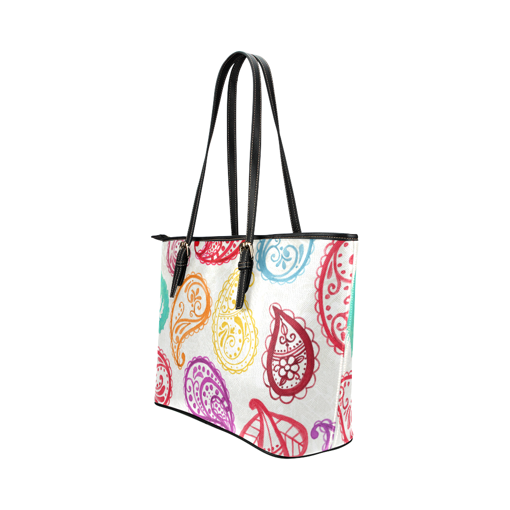 Pattern 20160905 Leather Tote Bag/Large (Model 1651)