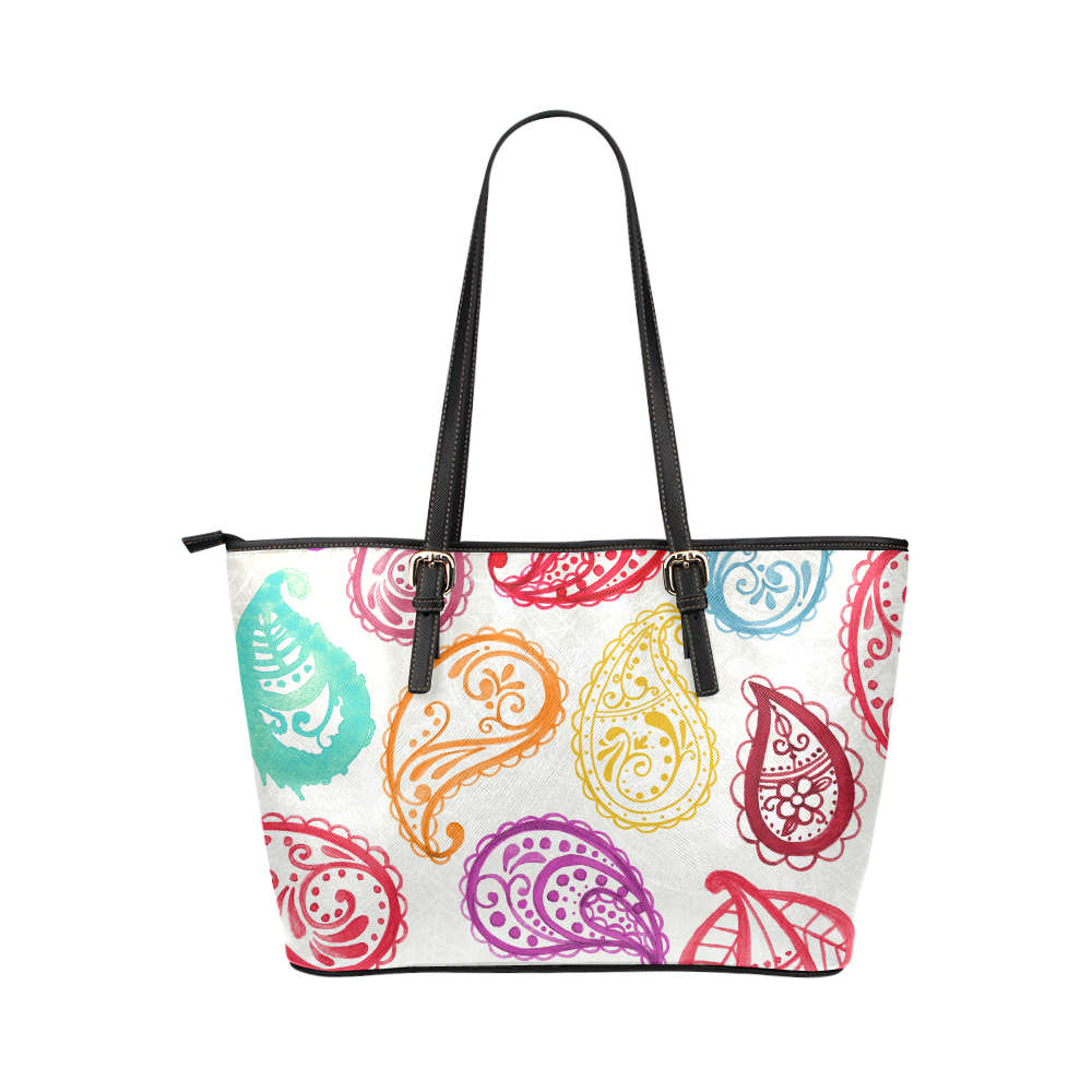 Pattern 20160905 Leather Tote Bag/Large (Model 1651)