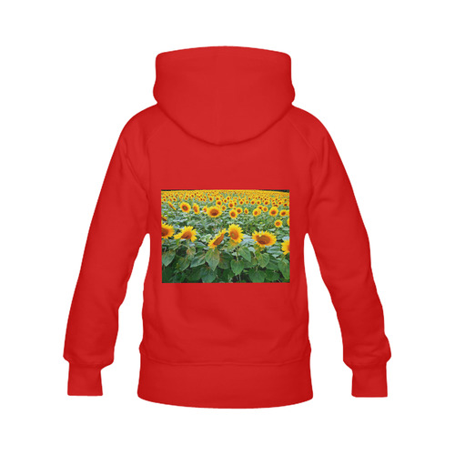 Sunflower Field Men's Classic Hoodies (Model H10)