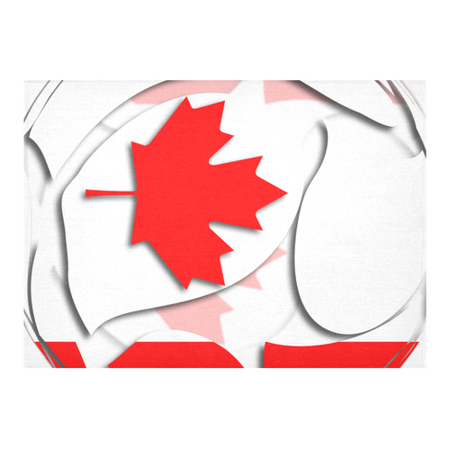 Flag of Canada Cotton Linen Tablecloth 60"x 84"