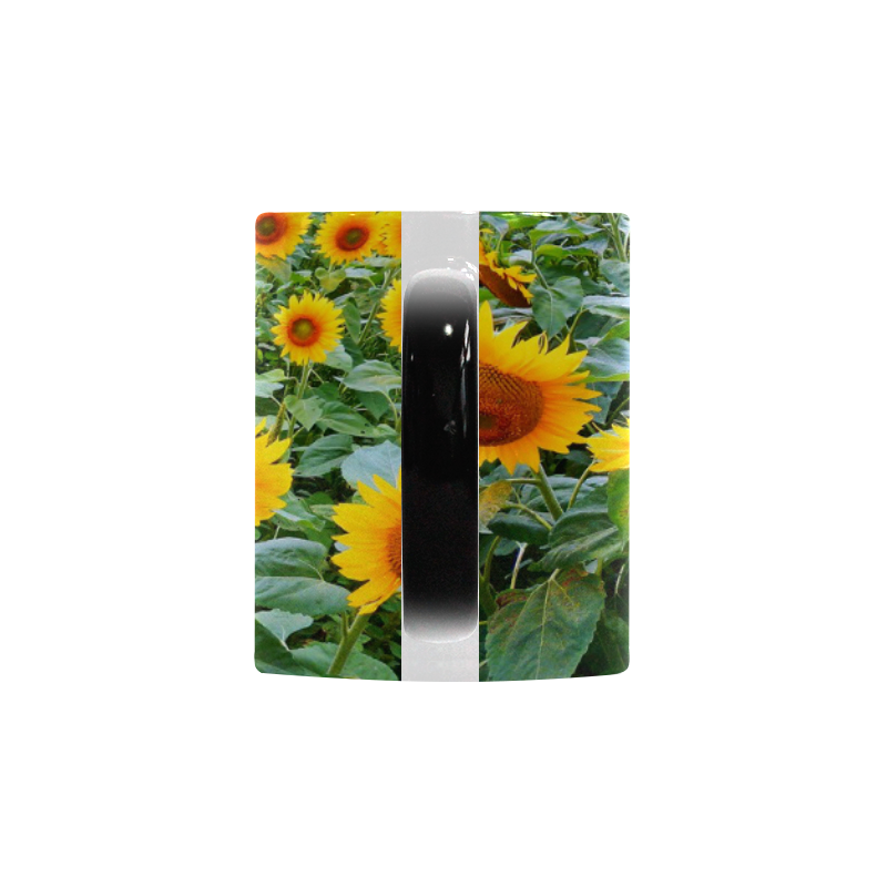 Sunflower Field Custom Morphing Mug