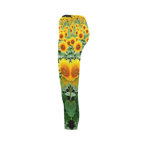 Sunflower Field Capri Legging (Model L02)