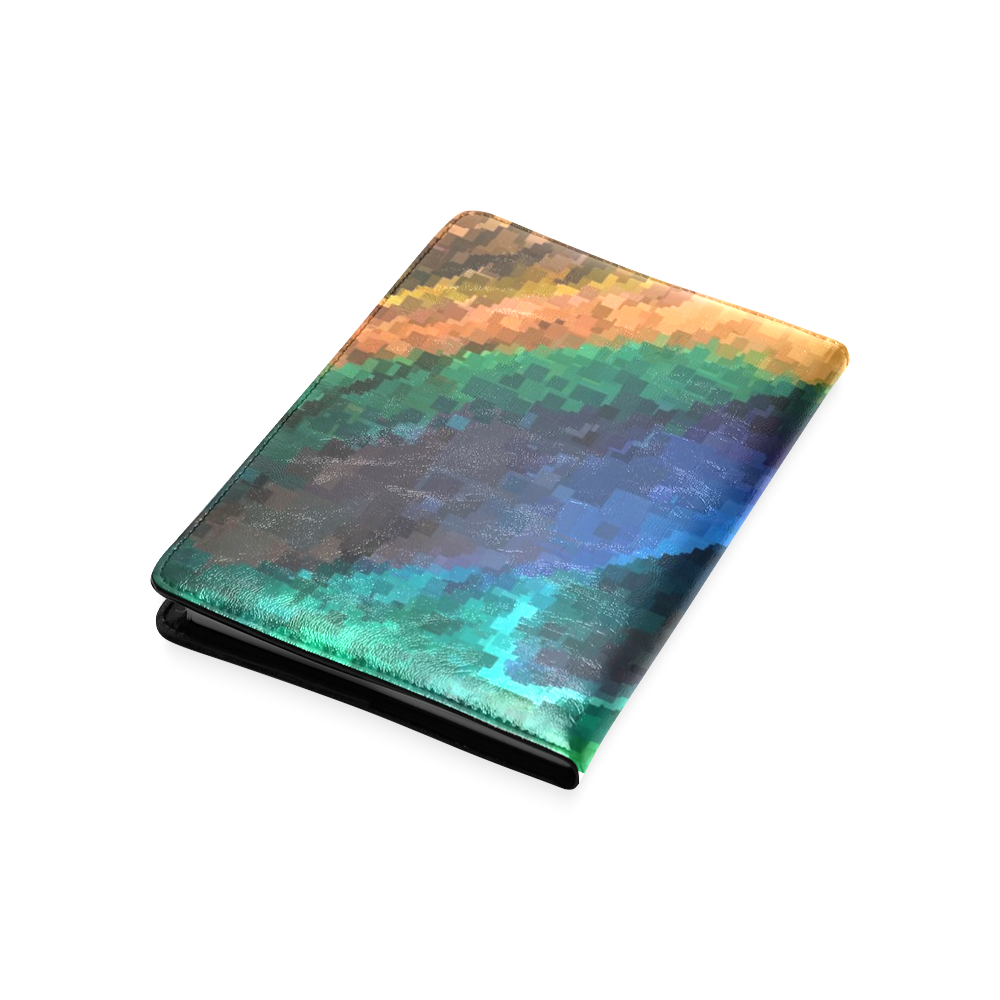 Eye of the Peacock Feather Pixel Custom NoteBook A5