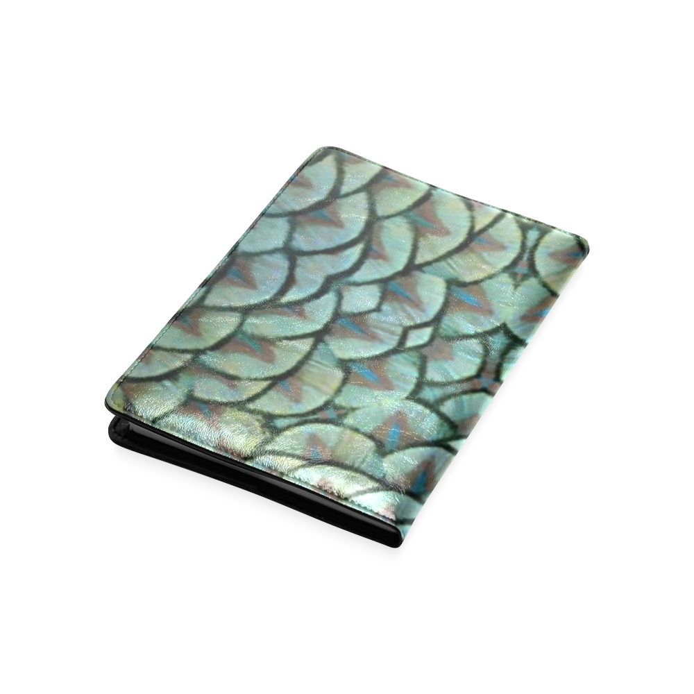 Elegant Peacock Feathers Kaleidoscope Custom NoteBook A5