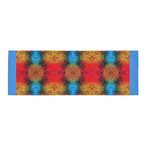 Colorful Goa Tapestry Painting Area Rug 9'6''x3'3''