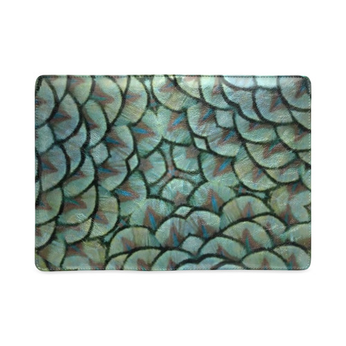 Elegant Peacock Feathers Kaleidoscope Custom NoteBook A5