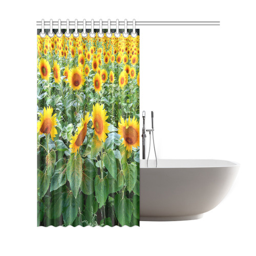 Sunflower Field Shower Curtain 69"x72"