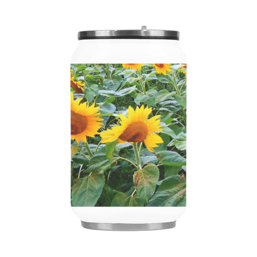Sunflower Field Stainless Steel Vacuum Mug (10.3OZ)