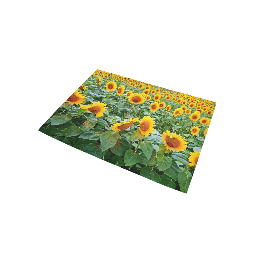 Sunflower Field Area Rug 5'x3'3''