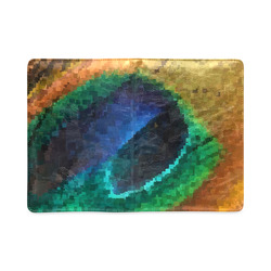 Eye of the Peacock Feather Pixel Custom NoteBook A5