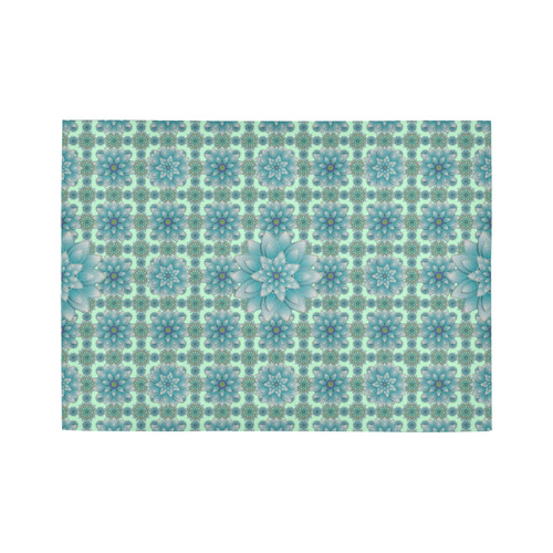 Happiness Turquoise Area Rug7'x5'