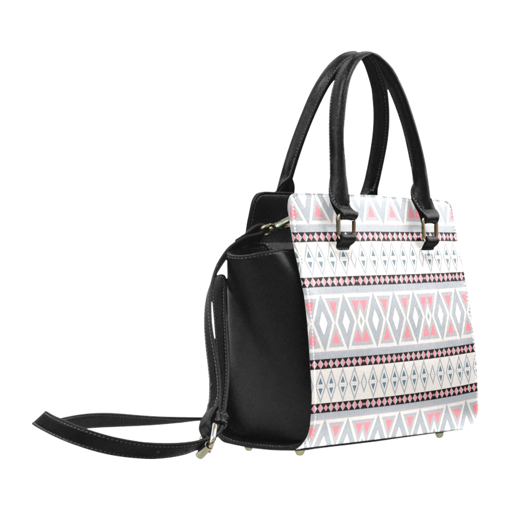 fancy tribal pattern LEO,soft Classic Shoulder Handbag (Model 1653)
