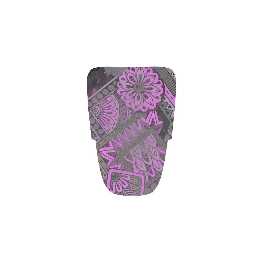 Pink Floral Modern Geometric Grunge Women’s Running Shoes (Model 020)