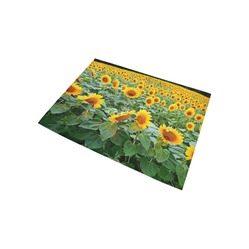 Sunflower Field Area Rug 5'3''x4'