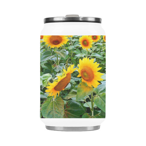 Sunflower Field Stainless Steel Vacuum Mug (10.3OZ)