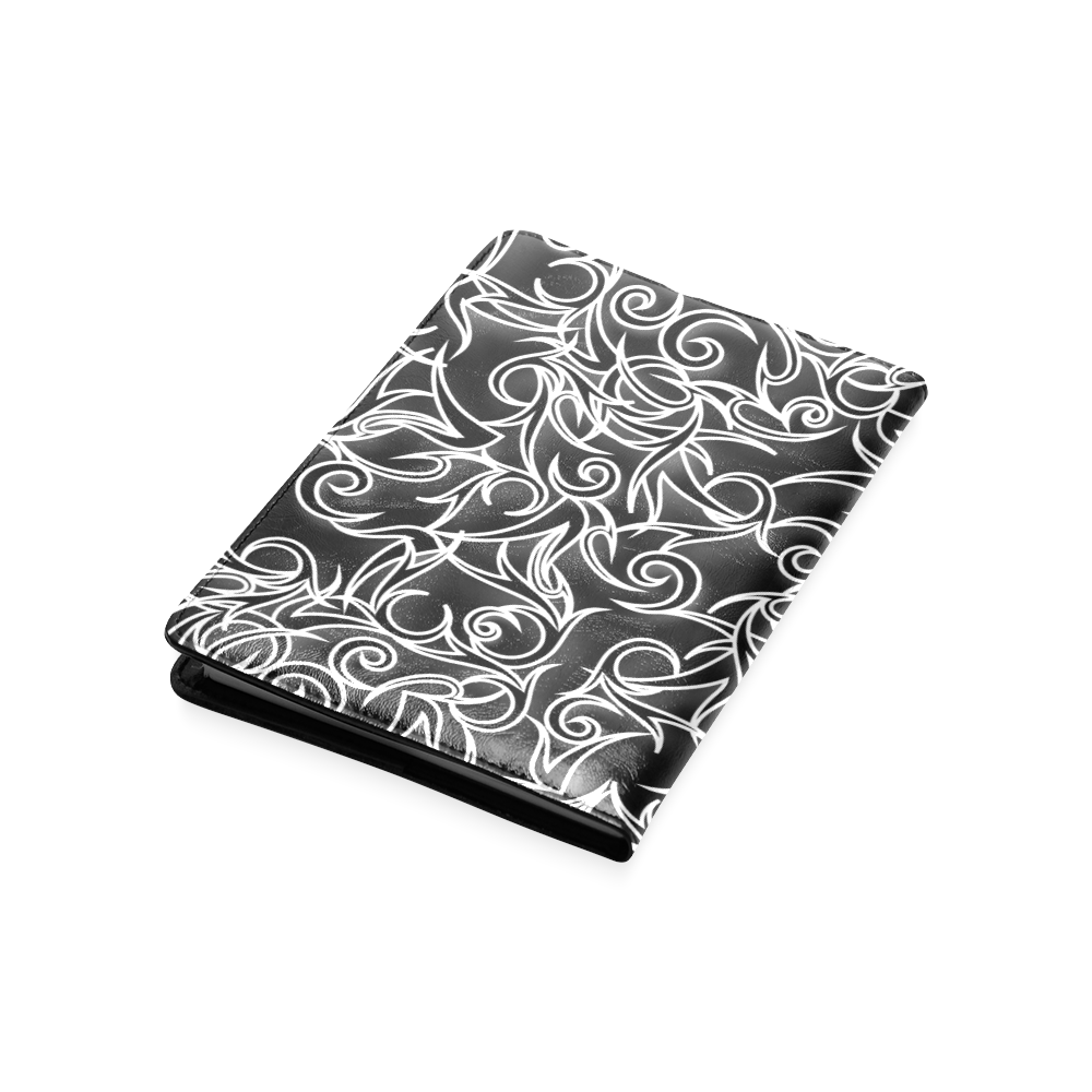 Black Tribal Turns Custom NoteBook A5