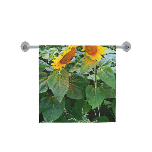 Sunflower Field Bath Towel 30"x56"