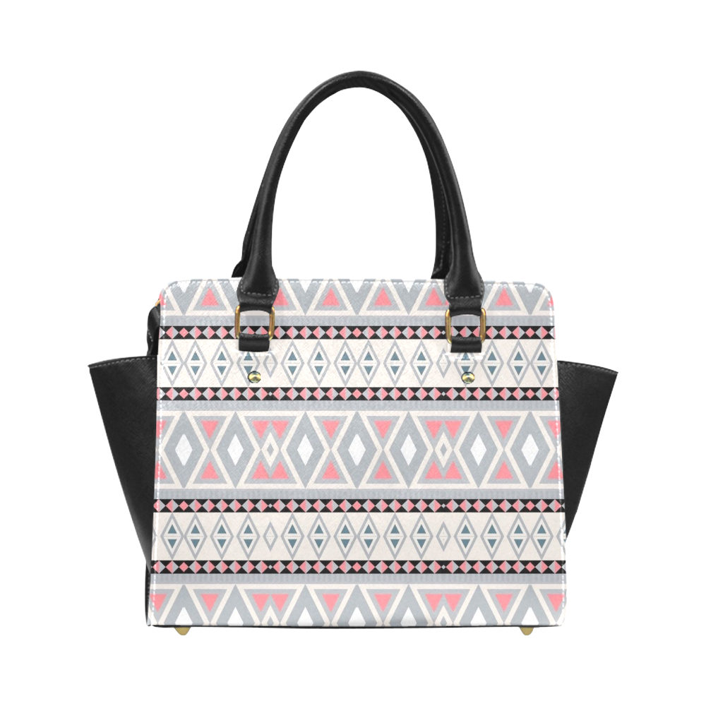 fancy tribal pattern LEO,soft Classic Shoulder Handbag (Model 1653)