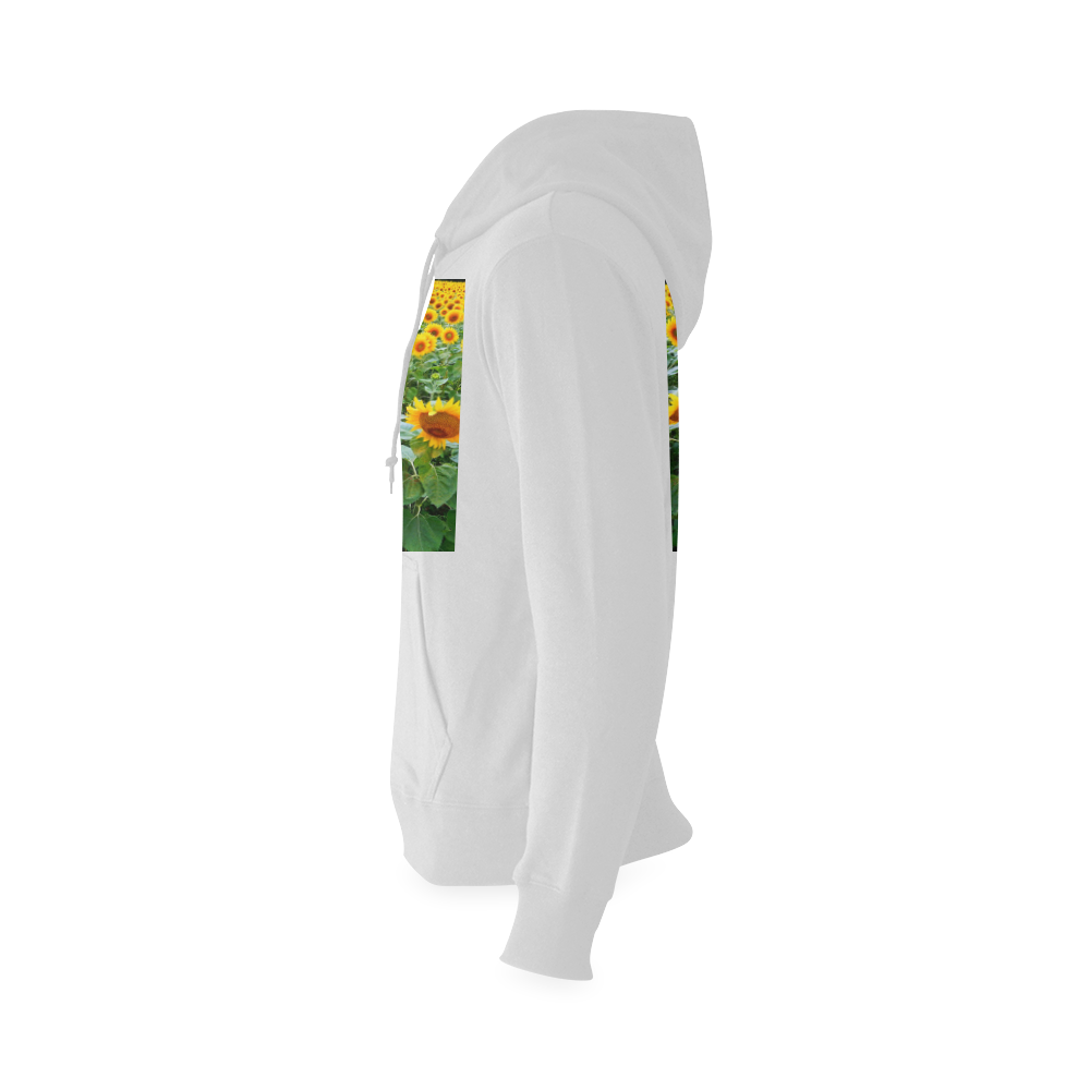 Sunflower Field Oceanus Hoodie Sweatshirt (Model H03)