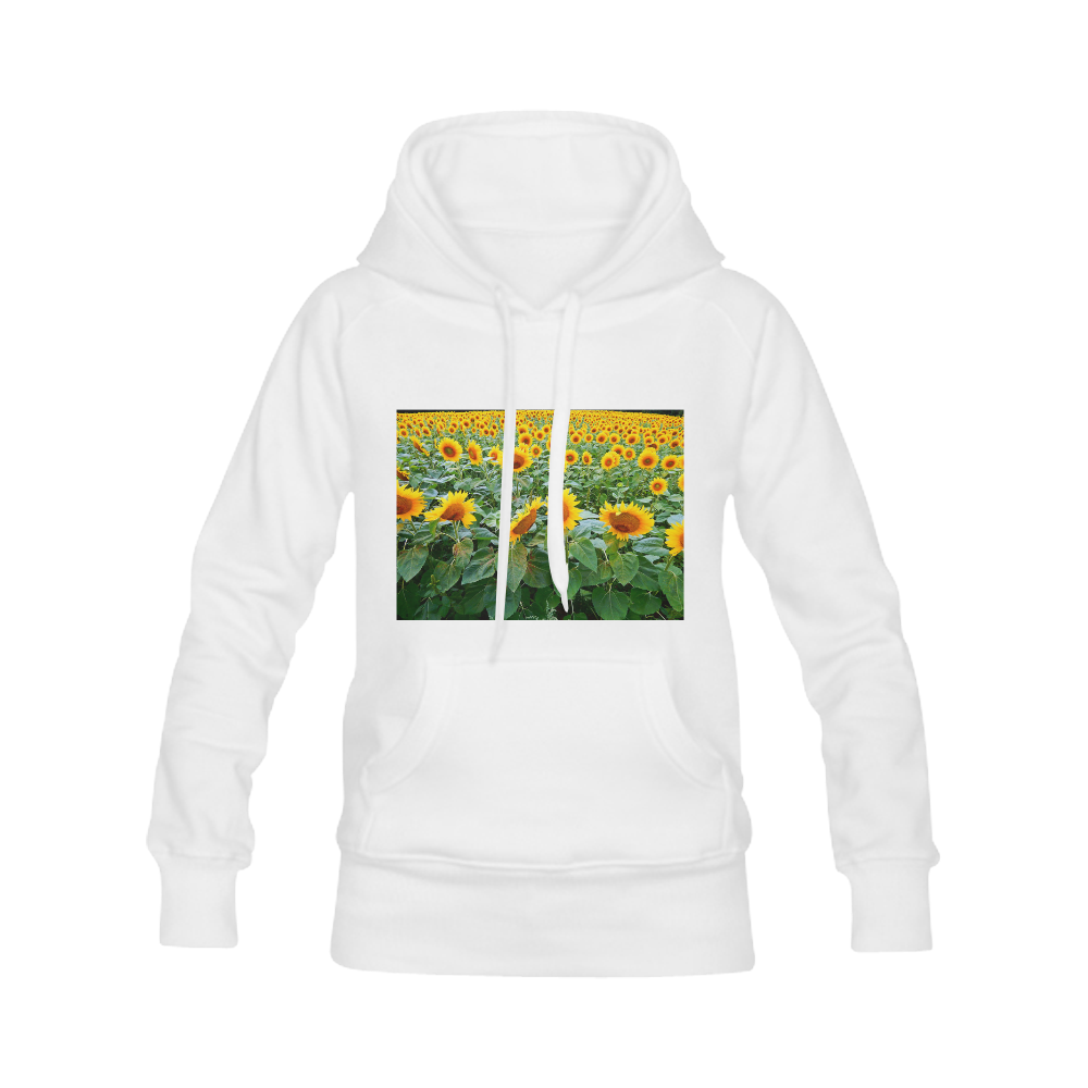 Sunflower Field Men's Classic Hoodies (Model H10)