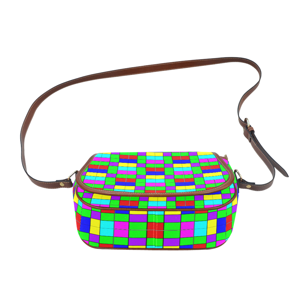 mosaic Saddle Bag/Small (Model 1649) Full Customization