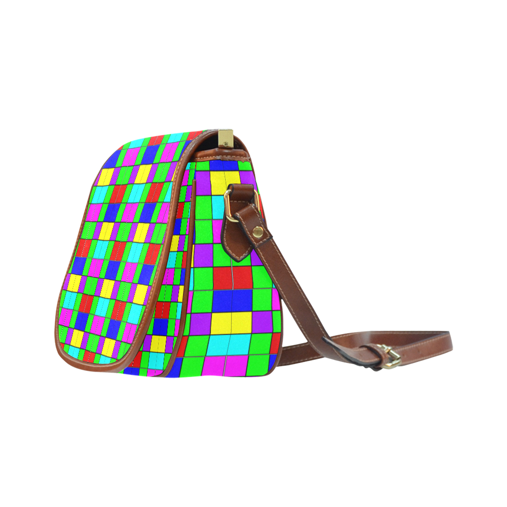 mosaic Saddle Bag/Small (Model 1649) Full Customization