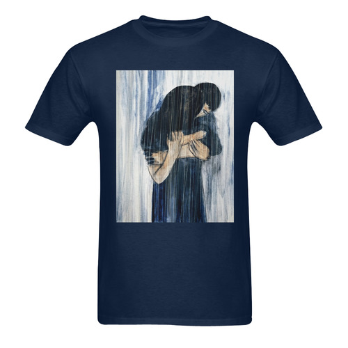 Rain shirt Men's T-Shirt in USA Size (Two Sides Printing)