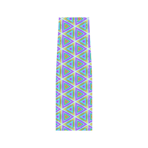 Colorful Retro Geometric Pattern Saddle Bag/Small (Model 1649) Full Customization