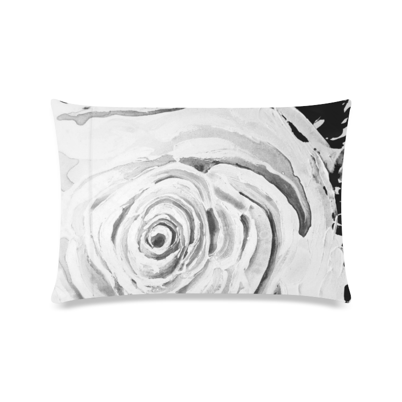 ROSES ARE PINK Custom Zippered Pillow Case 16"x24"(Twin Sides)