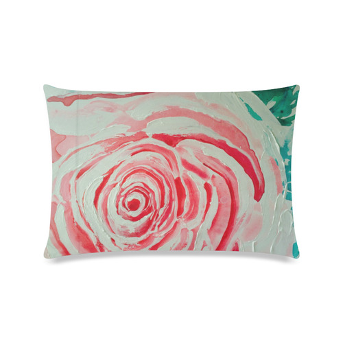 ROSES ARE PINK PINK Custom Zippered Pillow Case 16"x24"(Twin Sides)