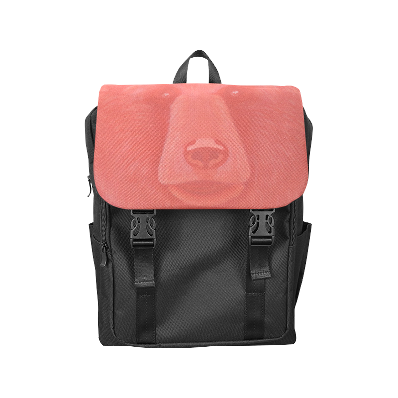 Vermillion Bear Casual Shoulders Backpack (Model 1623)