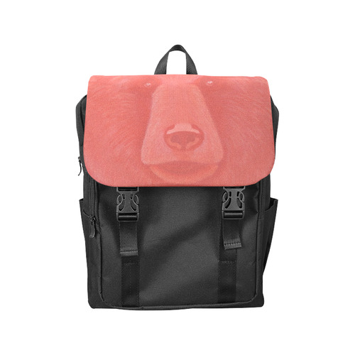 Vermillion Bear Casual Shoulders Backpack (Model 1623)